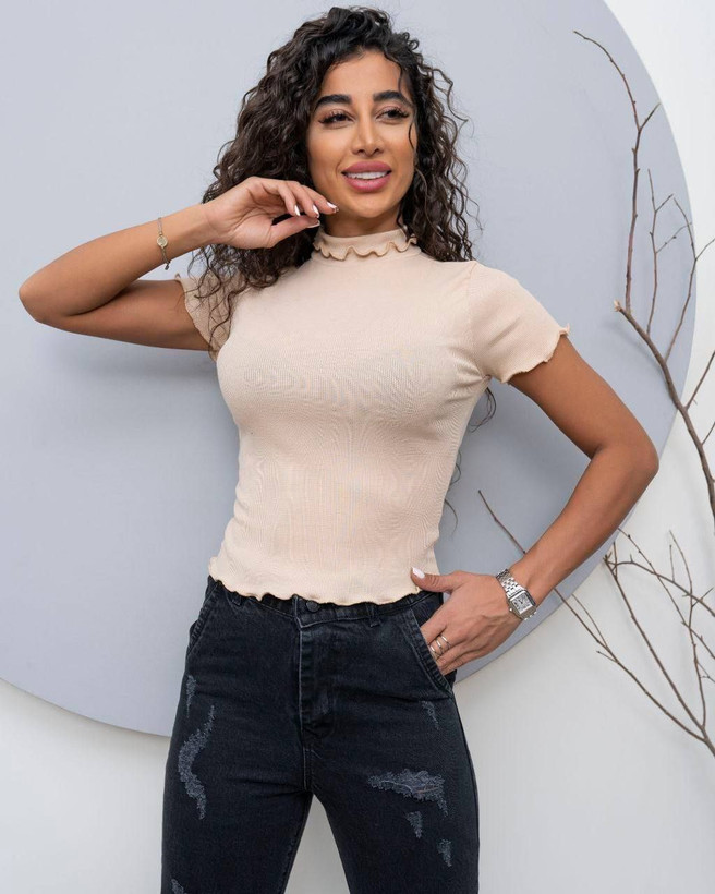 تی شرت یقه اسکی ژور