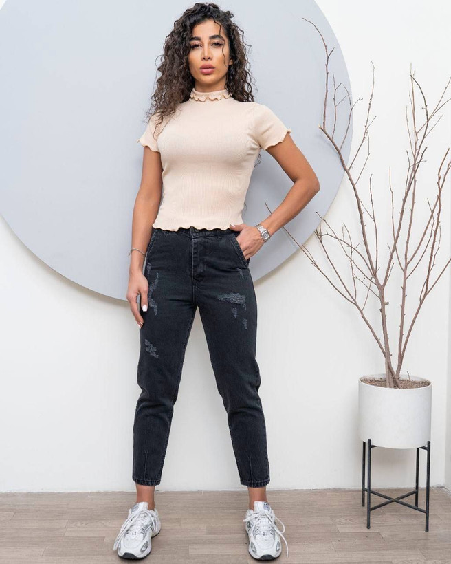 تی شرت یقه اسکی ژور