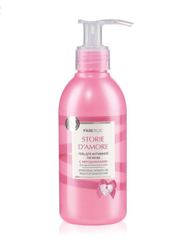 ژل بهداشت ناحیه تناسلی حاوی مواد تقویت کننده Storie d'Amore 8722 _ 200میل