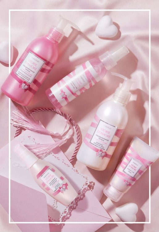 ژل بهداشت ناحیه تناسلی حاوی مواد تقویت کننده Storie d'Amore 8722 _ 200میل