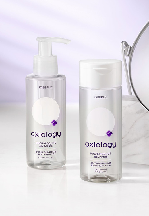 ژل پاک کننده و شستشو صورت اکسیژن رسان اکسیولوژی فابرلیک 3683