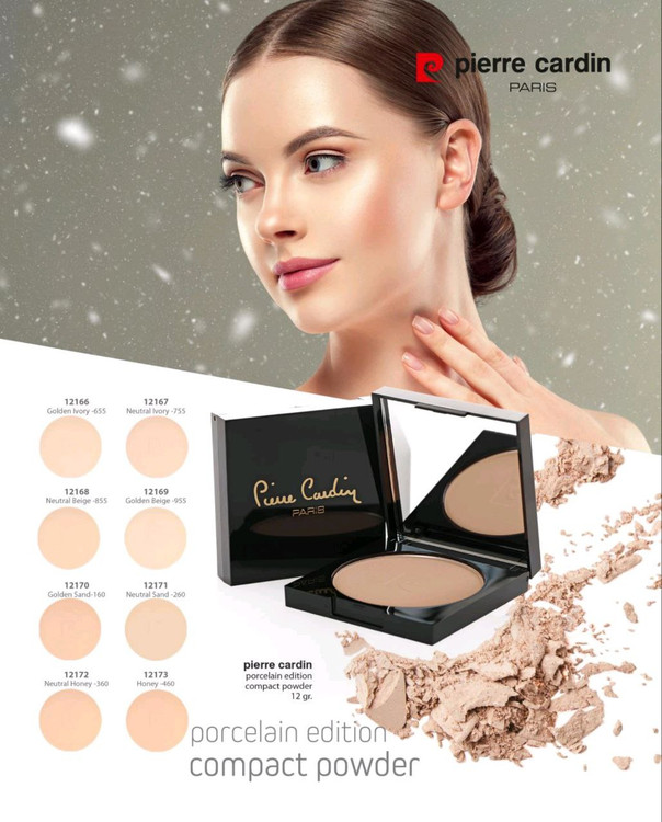 پودر فشرده (پنکک ) اورجینال پیرکاردین مدل پرسلن ادیشن _ ۱۲گرم