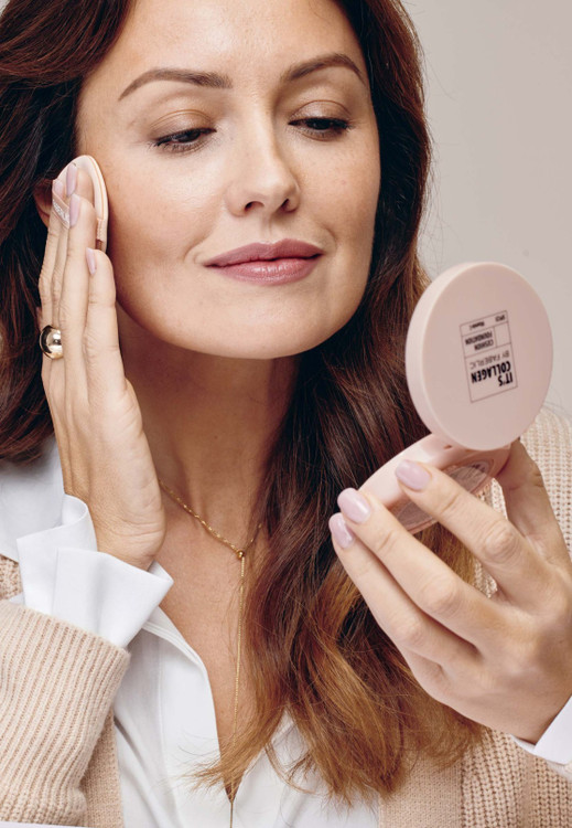 سرم کرم پودر مدل ایتز کلاژن کوشن spf25 فابرلیک _ 12گرم