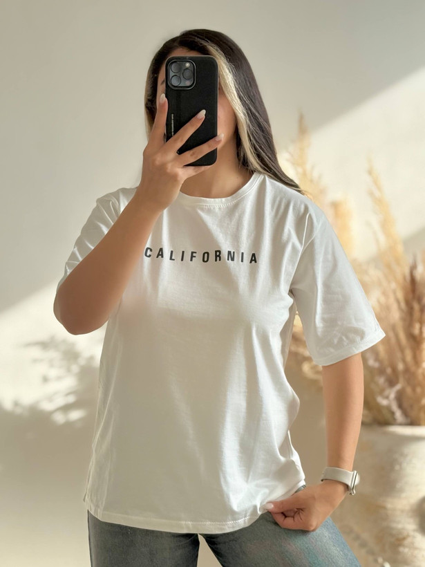 تی شرت قواره دار زنانه باکسی