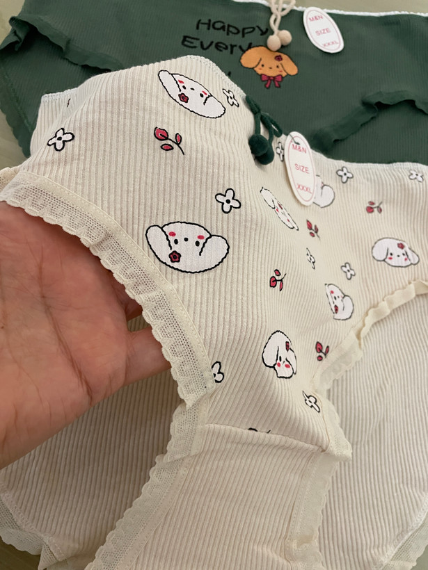 شورت زنانه فانتزی عروسکی سایز XXXL نباتی طرح دار