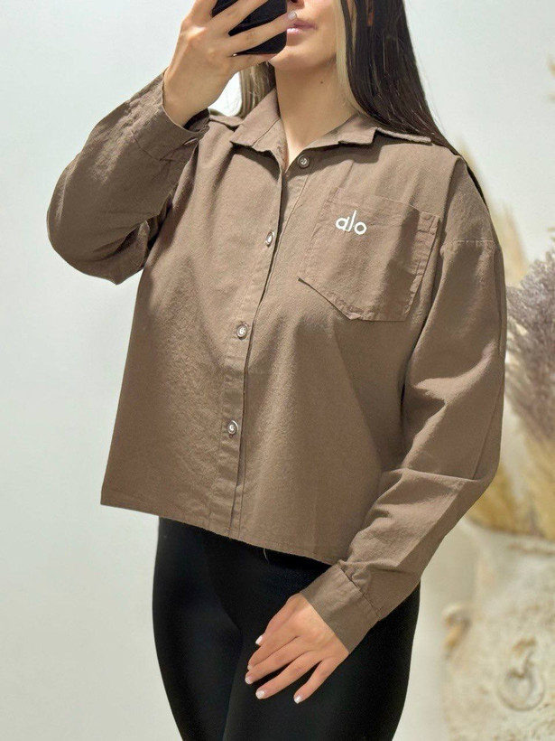 شومیز باکسی زنانه (گلدوزی alo ) فری سایز تا ۴۶