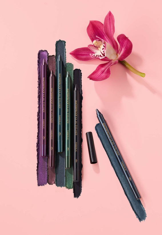 خط چشم ضدآب فابرلبک با روغن گل رز و بادام _6گرم