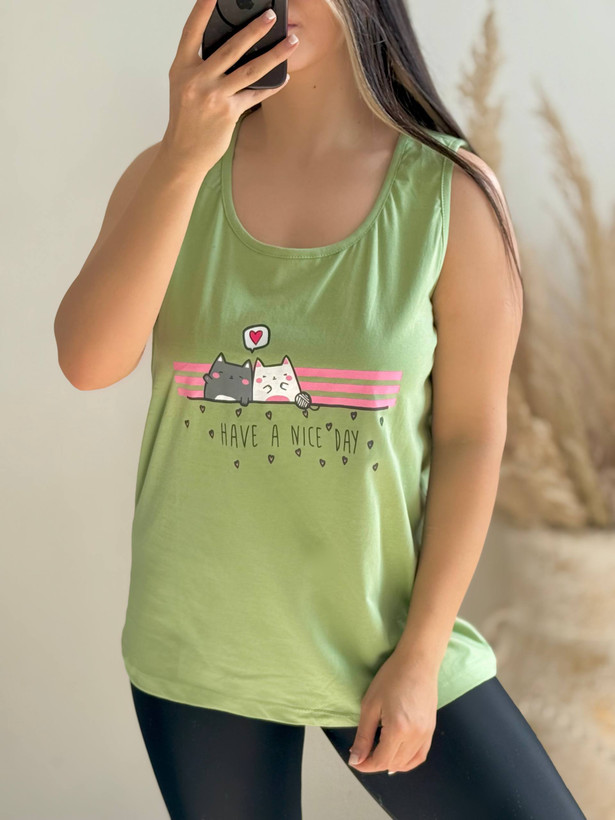 تاپ نخ پنبه قواره دار (38_48) فری سایز