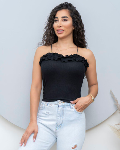 تاپ بند ماکارونی جلو چین دار فری سایز (38_44)