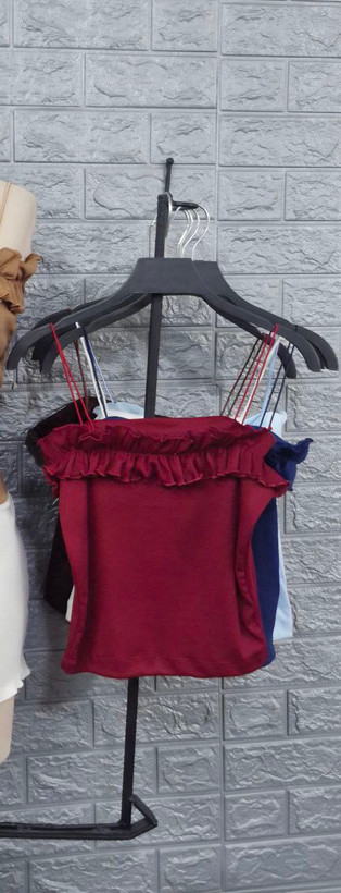 تاپ بند ماکارونی جلو چین دار فری سایز (38_44)