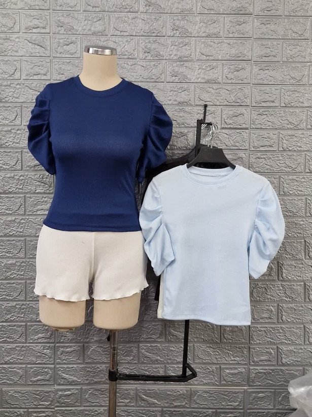 بلوز زنانه آستین پیله دار