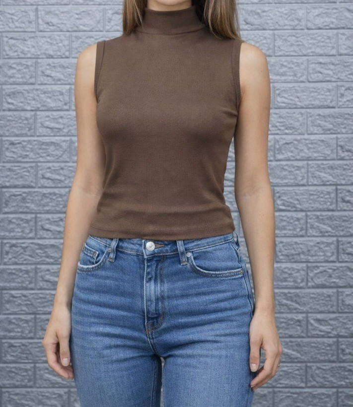 تاپ زنانه یقه ۵ سانت ( فری سایز 36_44).