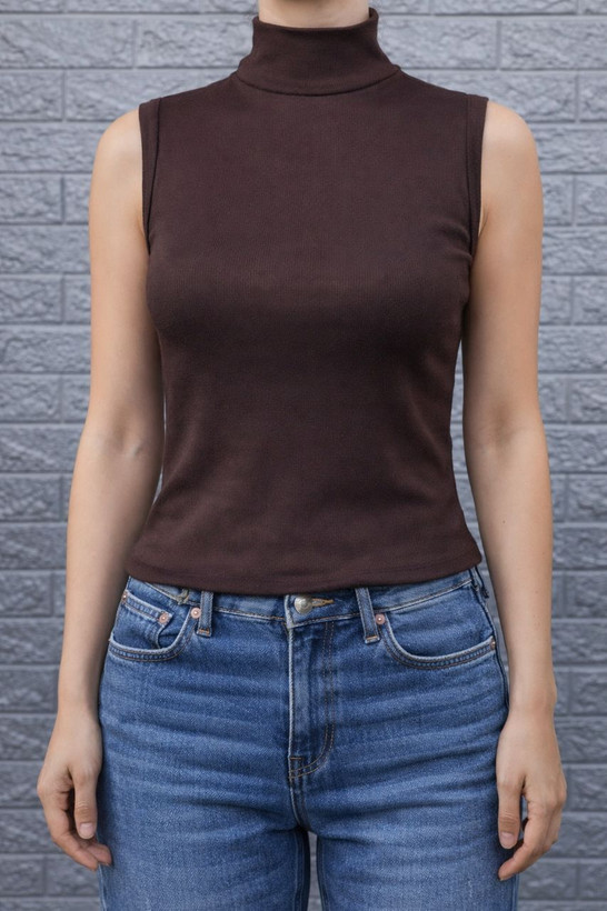 تاپ زنانه یقه ۵ سانت ( فری سایز 36_44).