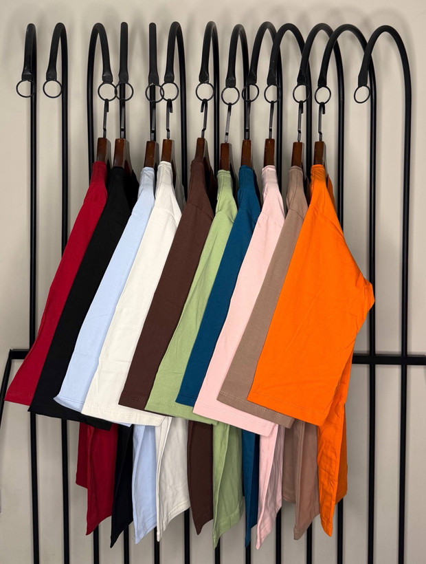 تیشرت زنانه لانگ آستین سه ربع نخ پنبه ( فری سایز38_48)