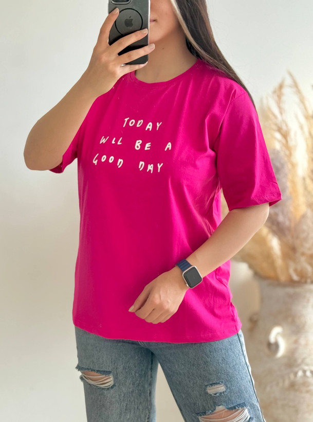 تیشرت زنانه قواره دار(باکسی) فری سایز38_48