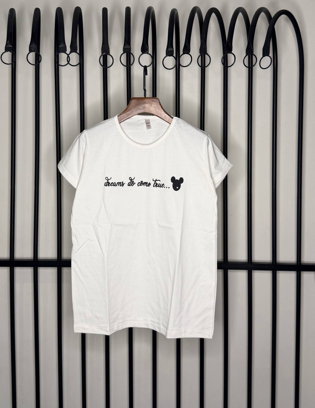 تی شرت نرمال زنانه سوپر نخ فری سایز (38 _ 44)