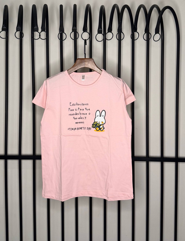 تیشرت زنانه نرمال پنبه فری سایز (۳۸_۴۴)