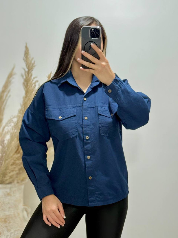 شومیز زنانه باکسی لنین (فری سایز ۳۶_۴۶)