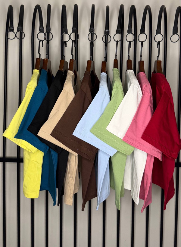 کراپ زنانه نخ پنبه قواره دار(لش) فری سایز ۳۸_۴۸