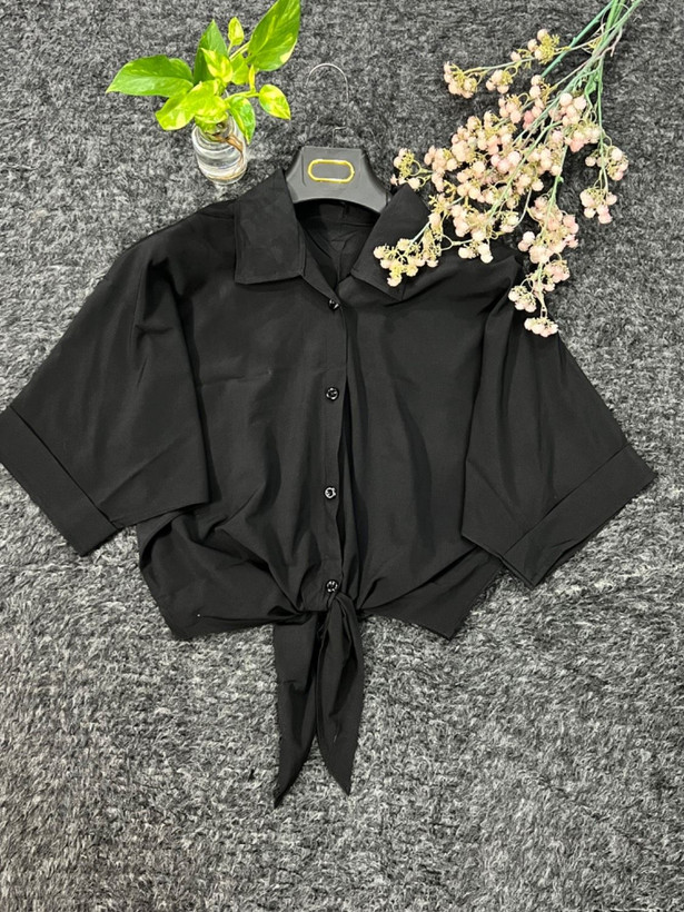 شومیز زنانه گره ای ساده