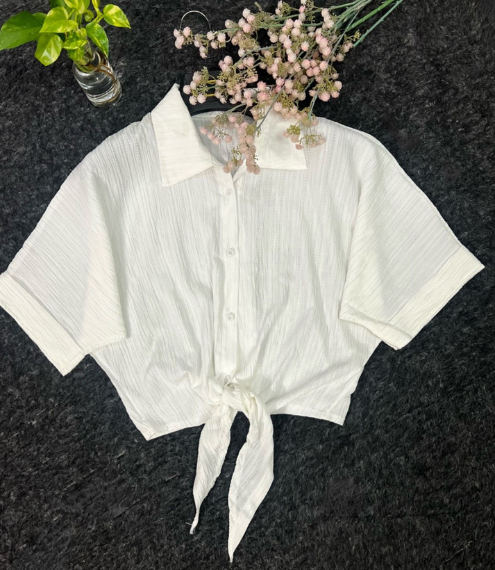 شومیز زنانه گره ای ساده