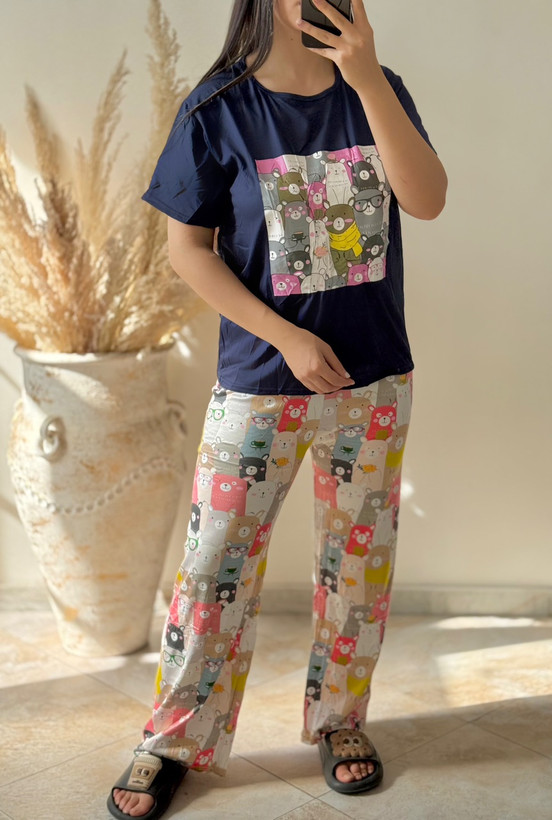 ست تیشرت و شلوار زنانه (وارداتی