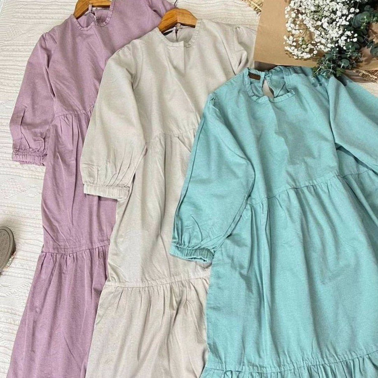 پیراهن زنانه لنین مدل دریا ( فری سایز