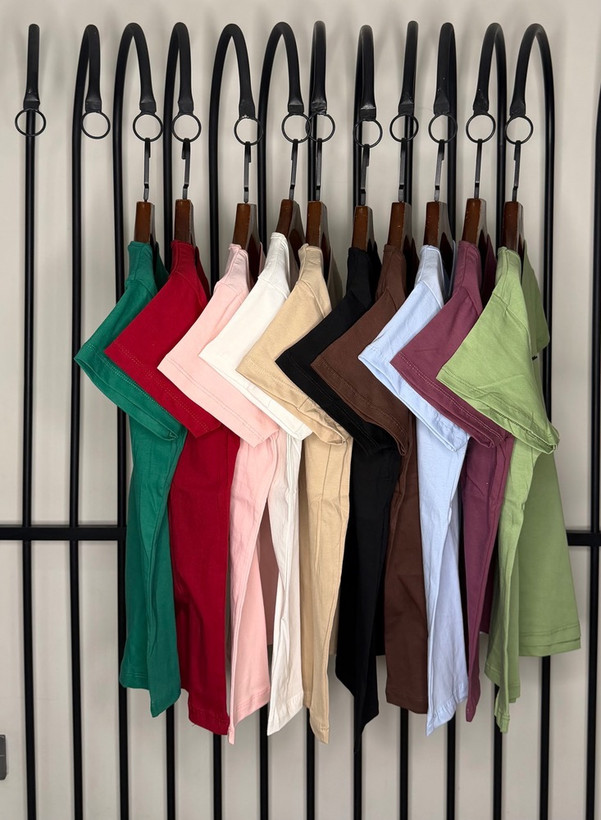 تیشرت زنانه نرمال پنبه فری سایز (۳۸_۴۴)