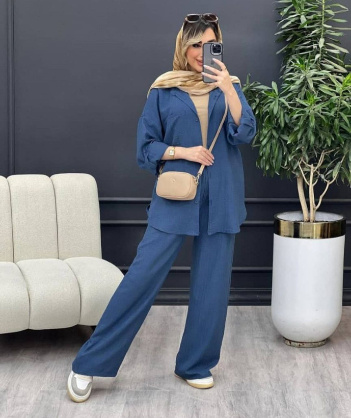 شومیز و شلوار خنک ( فری سایز)