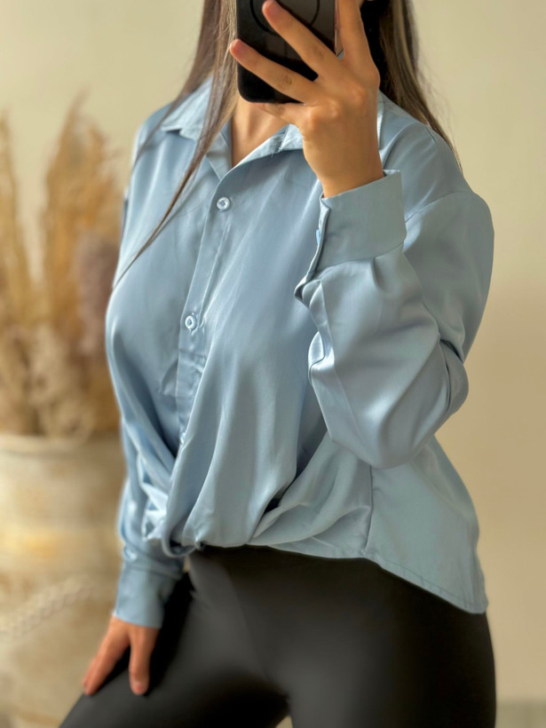 شومیز زنانه جلو پیچ ( فری سایز تا 44)