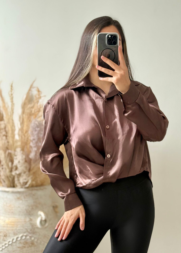 شومیز زنانه جلو پیچ ( فری سایز تا 44)