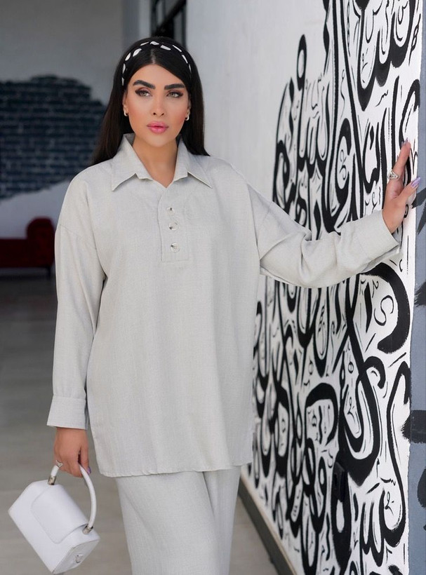 ست شومیز و شلوار زنانه ( فری سایز تا 46)