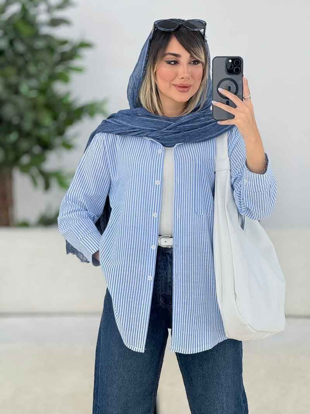 شومیز لنین طرح زارا ( فری سایز تا 46)