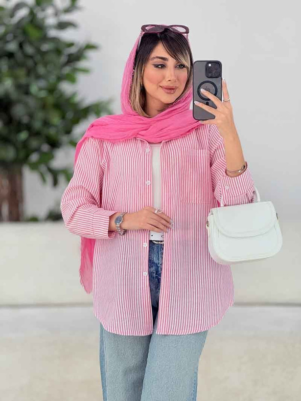 شومیز لنین طرح زارا ( فری سایز تا 46)