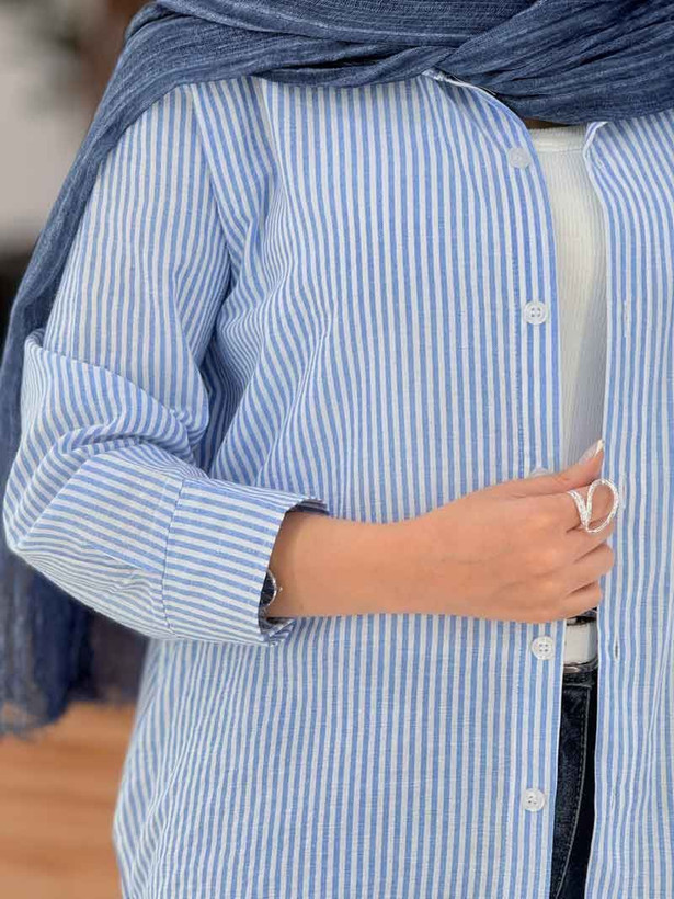 شومیز لنین طرح زارا ( فری سایز تا 46)