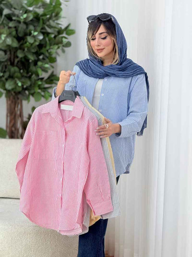 شومیز لنین طرح زارا ( فری سایز تا 46)